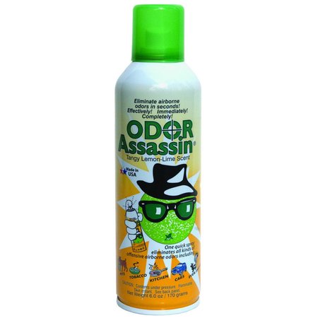 ODOR ASSASSIN Convenient Sprays Lemon Lime Scent Odor Control Spray 6 oz Liquid 124949